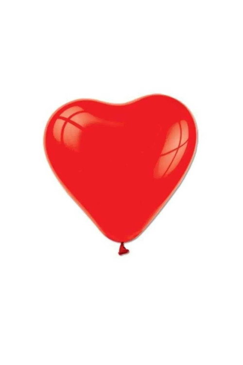 Kalp Latex Balon 12 İnç Kalp Balon Kırmızı Kalp Balon 90 Adet Kırmızı Balon