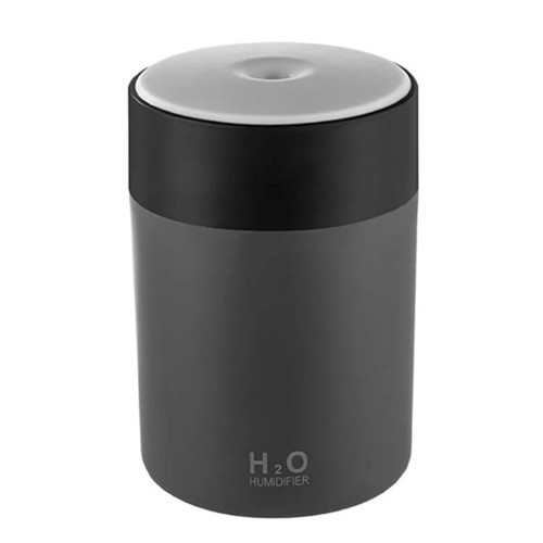 USB Led Işıklı Hava Nemlendirici Colorful Humidifier Gri H-41