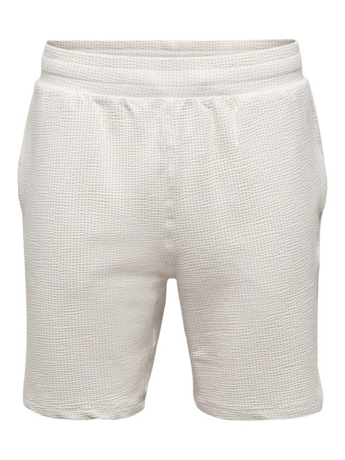 Only&Sons ONSKIAN LIFE REG SEERS. STRP SHORTS VD Bej Erkek Şort 22036544