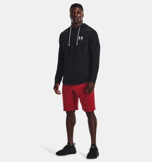 UA Rival Terry LC HD Siyah Erkek Sweatshirt 1370401-001
