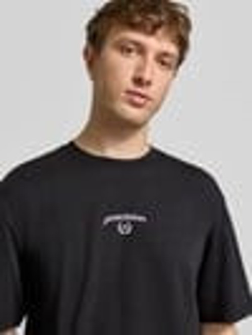 Only&Sons ONSCASPIAN AIRFLEX PROCESS BOXY SS TEE Siyah Erkek T-Shirt 22037486