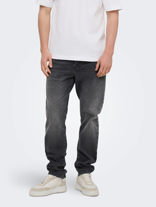 Only&Sons ONSYOKE TAPERED BOX CRO DNM Siyah Erkek Kot Pantolon 22038626