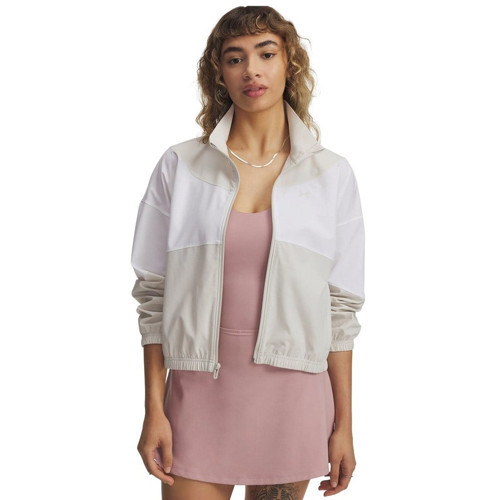 UA Rival Woven Jacket Beyaz Kadın Ceket 1389631-110