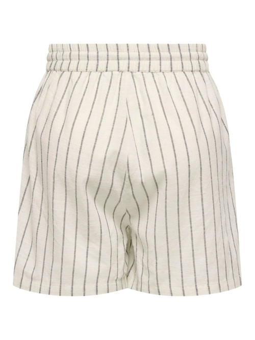 ONLTIZANA STRIPE STRING SHORTS WVN NOOS Beyaz Kadın Şort 15377907