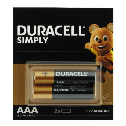 Simply 1.5V Alkaline AAA İnce Kalem Pil 2'li Paket