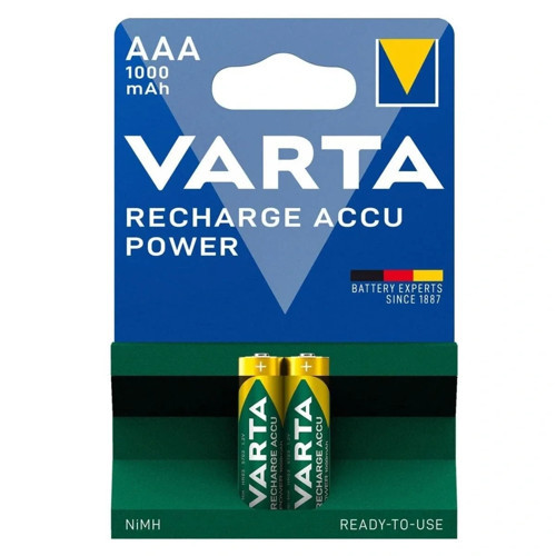 1000mAh AAA Şarjlı İnce Pil 2'li Paket