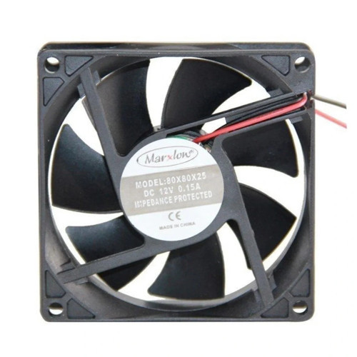 IC-216 Kare Fan 80x80x25mm 12V DC 2 Kablo