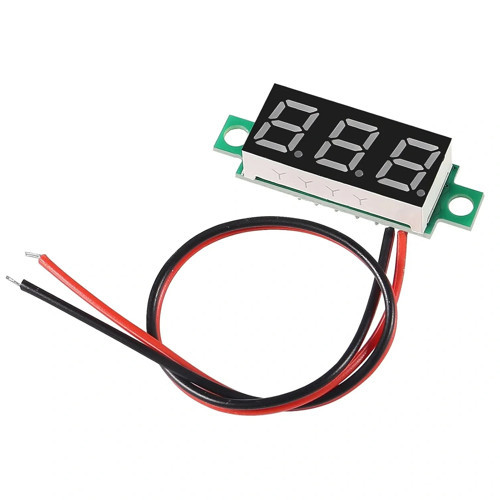 Dijital Mini Voltmetre Dc 0V 100V Gerilim Voltaj Ölçer