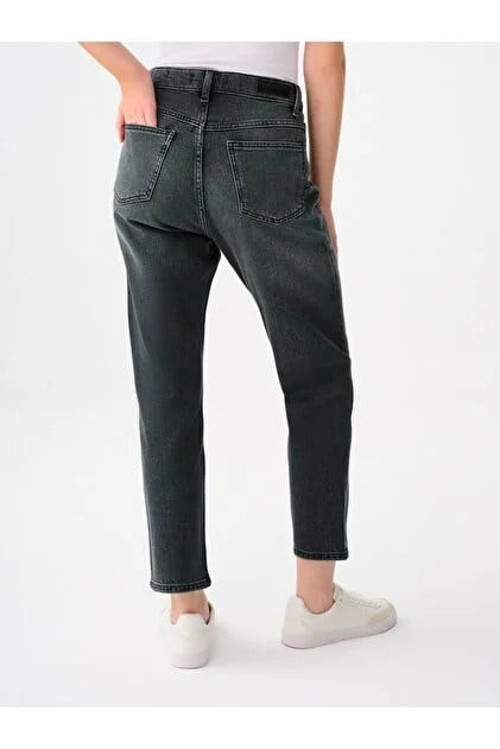 LF 2037085 MOM STELLA ANTRA WASH W PNT Antrasit Kadın Kot Pantolon LF2037085-DN12172