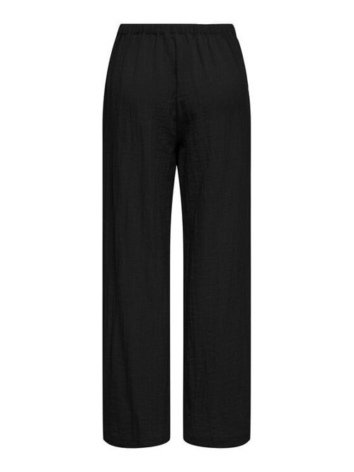 ONLITA MW LINEN LOOK WIDE PANT TLR Siyah Kadın Pantolon 15370273
