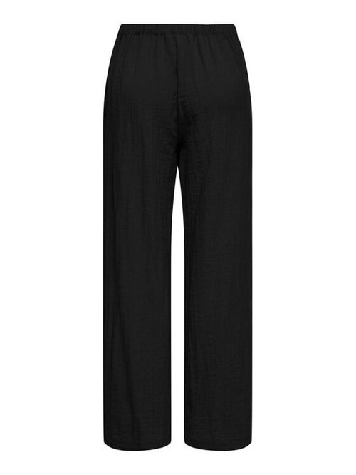 ONLITA MW LINEN LOOK WIDE PANT TLR Siyah Kadın Pantolon 15370273