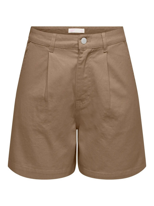 JDYEMMA HW WID PLEAT SHORTS DNM Taba Kadın Şort 15366848