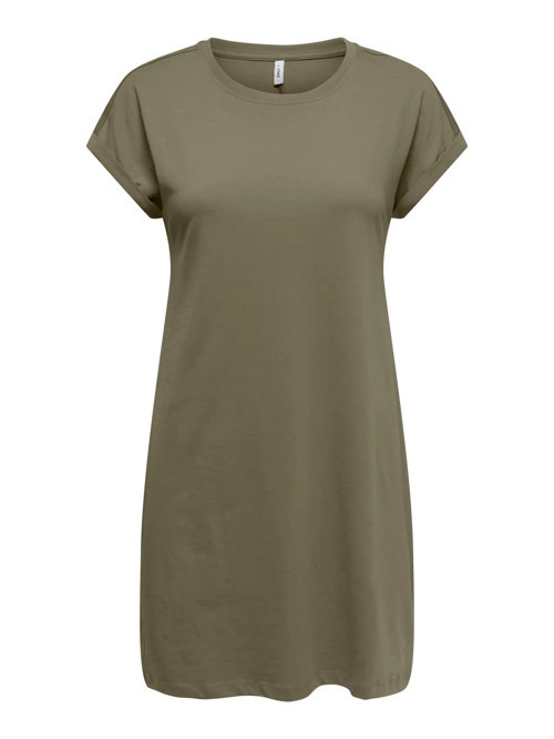ONLBLOOM S/S FOLD UP DRESS JRS Haki Kadın Elbise 15371938