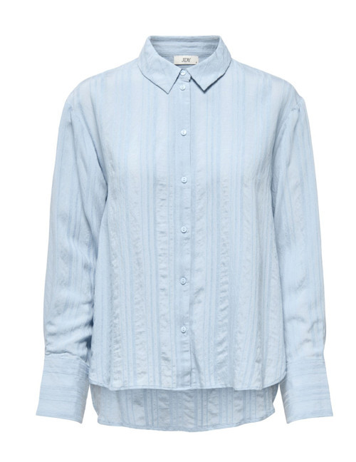 JDYDANNY L/S LOOSE SHIRT WVN Açık Mavi Kadın Gömlek 15365828
