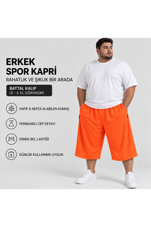 Battal Büyük Beden Kapri