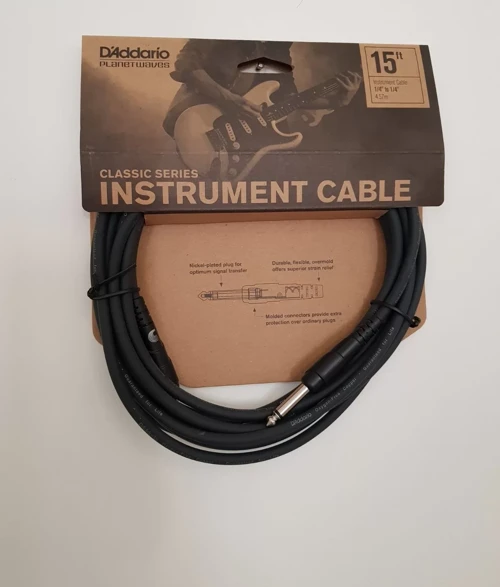 Planetwaves Pwcgt15 Gitar Kablo 15 İnch Classic Cable .