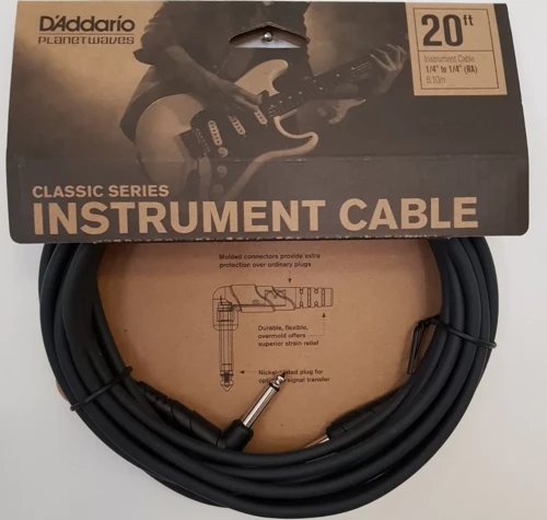 Planetwaves Pwcgtra20 Gitar Kablo 20 İnch Cable Right Angle