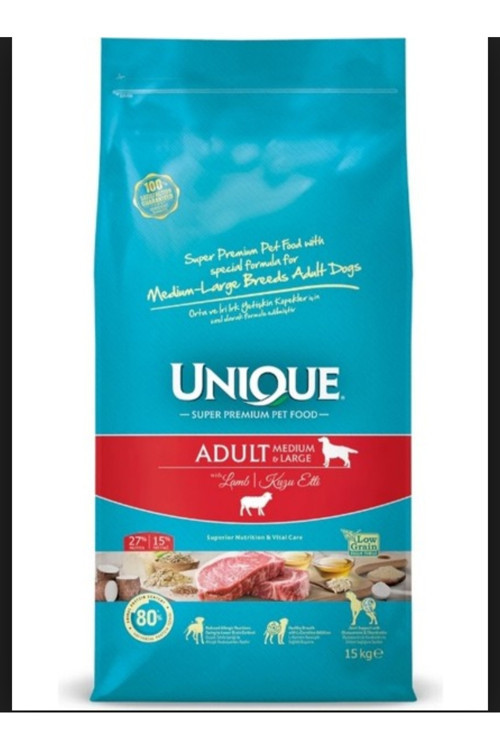 Adult Medium Large Kuzu Etli Köpek Maması 15 Kg Bonus Paket