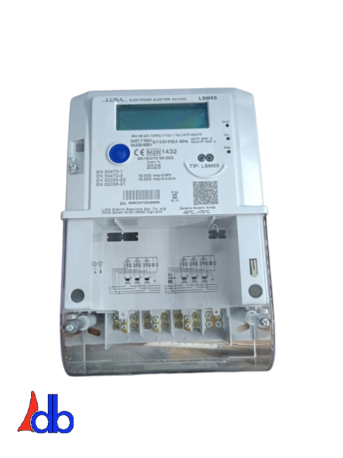 LSM55 AKTİF REAKTİF PRO TRİFAZE SAYAÇ RS485