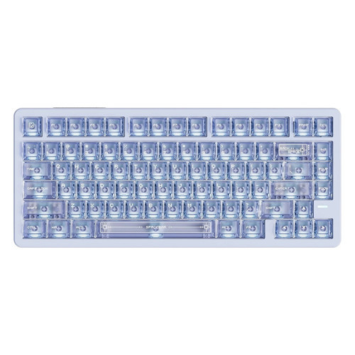 VGN Neon75HE Air 8K Hall Effect Rapid Trigger Manyetik Oyuncu Klavyesi Kablosuz-Blue Frosted Transparent