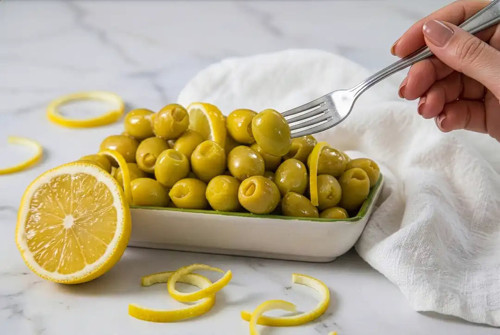 Hasanbey Limon Dolgulu Yeşil Zeytin 500 gr