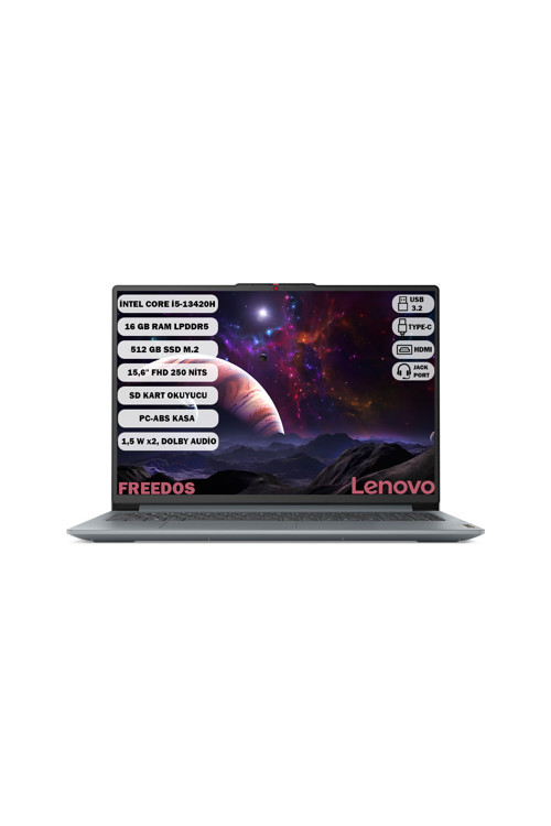 Ideapad Slim 3 15Irh8 İ5-13420H 16 Gb 512 Gb Ssd 15,6" Fhd Freedos