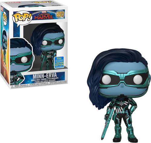 Minn-Erva (2019 Summer Con Exc) Pop Vinyl Figure & 1 Compatible Graphic Protector Bundle (4110