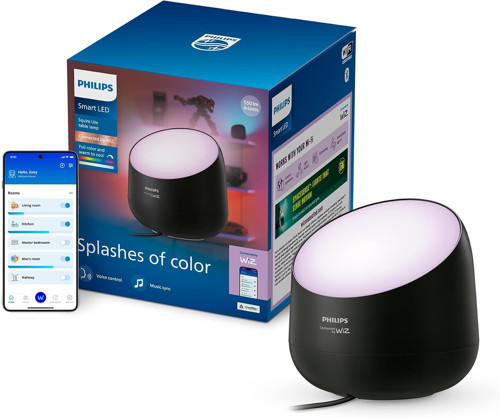 Smart Lighting Squire Lite Akıllı Masa Lambası - Siyah - Google Home, Alexa, Homekit Ve Matt