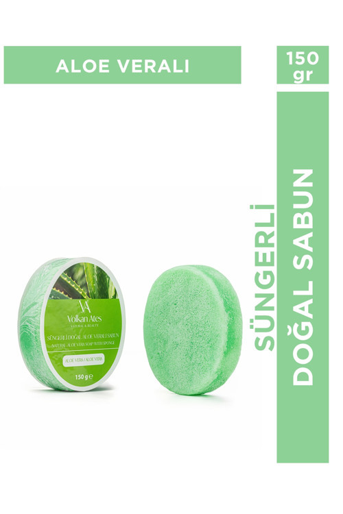 Aloe Vera Süngerli Doğal Sabun 150 gr