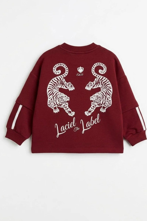 La Ciel Paris Erkek Çocuk Sweatshirt Bordo