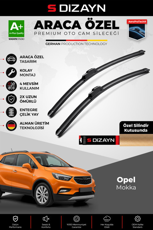 Opel Mokka Ön Cam Silecek Seti 2012-2019 Premium Araca Özel 65-35 Cm A+ Kalite