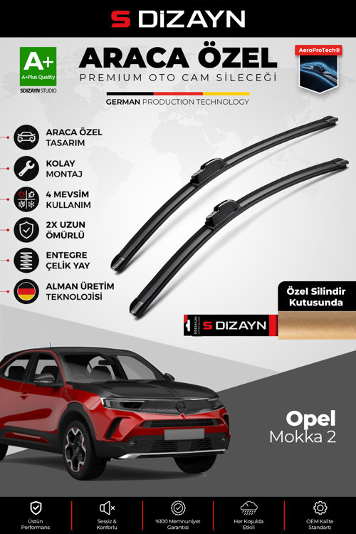 Opel Mokka 2 Ön Cam Silecek Seti 2020 Üzeri Premium Araca Özel 60-40 Cm A+ Kalite