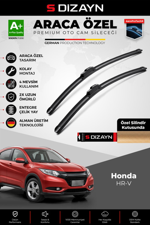 Honda HR-V Ön Cam Silecek Seti 2015-2021 Premium Araca Özel 65-45 Cm A+ Kalite