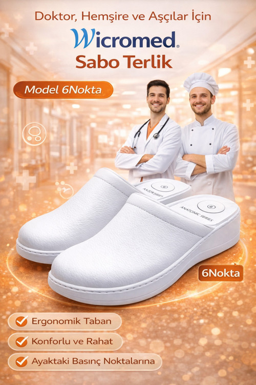 Sabo Terlik 6 Nokta Ortopedik Suya Dayanıklı