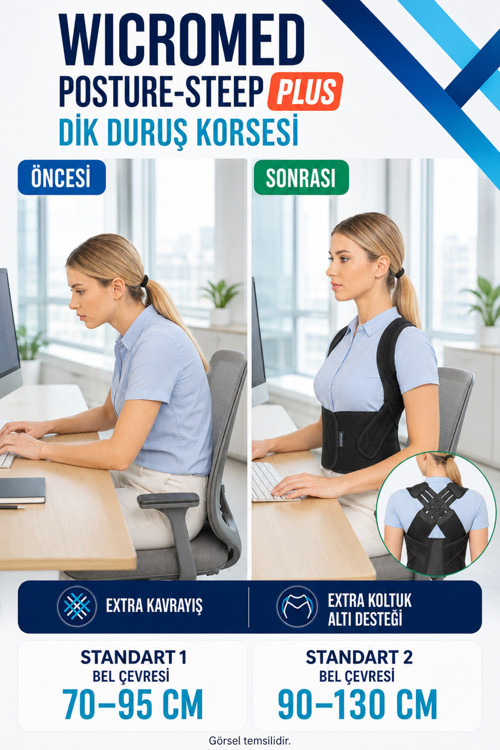 Posture Steep Korset Dik Duruş Korsesi Lüx