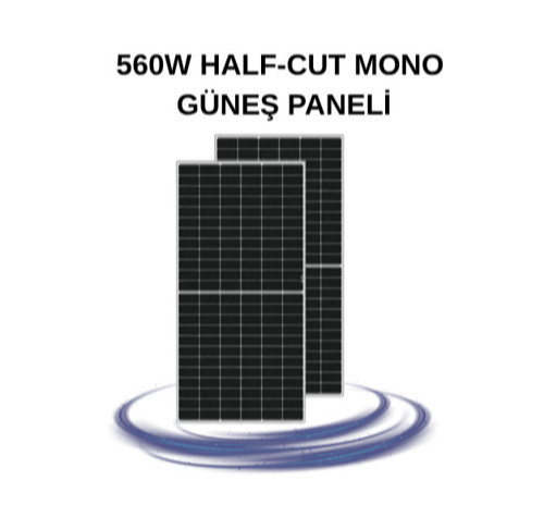 SOLERON 560W HALF-CUT MONO GÜNEŞ PANELİ