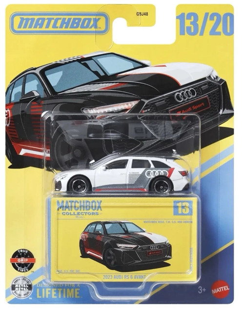 2023 Audi RS 6 Avant Collectors 13/20 Beyaz Metal Diecast Araç