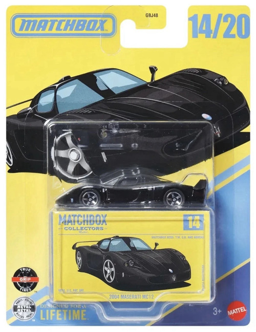 2004 Maserati MC12 Collectors 14/20 Siyah Metal Diecast Araç GBJ48