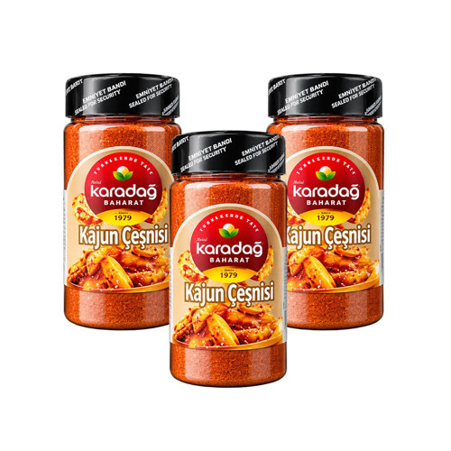 Baharat Kajun Çeşnisi 200 gr 3 lü