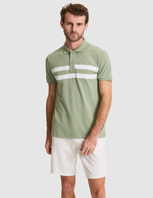 Yeşil Slim Fit %100 Pamuk Düğmeli Polo Yaka Tişört 50310154-VR016