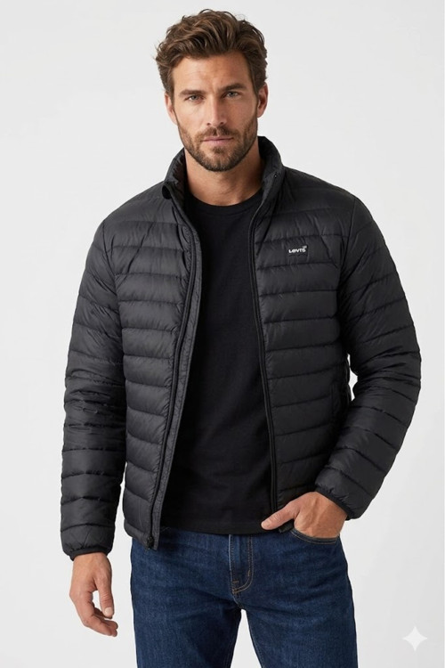 regular fit kuş türü erkek mont 600 FP