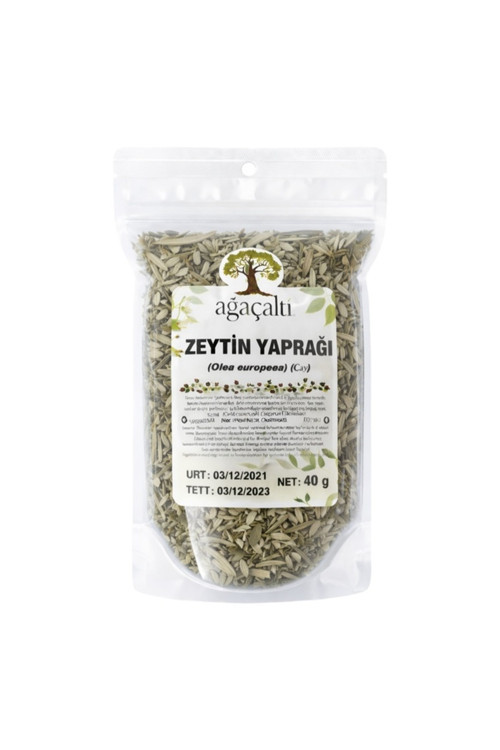 Doğal Zeytin Yaprağı 40 Gr, Bitki Çayı, Kurutulmuş Katkısız Zeytin Yaprağı