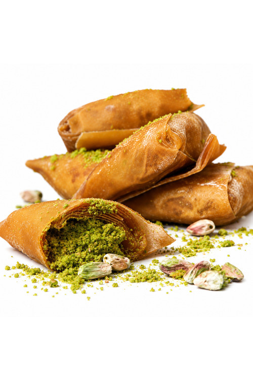 Lüks Bol Fıstıklı Pekmezli Muska 500 Gr | Geleneksel Premium Muska Tatlısı