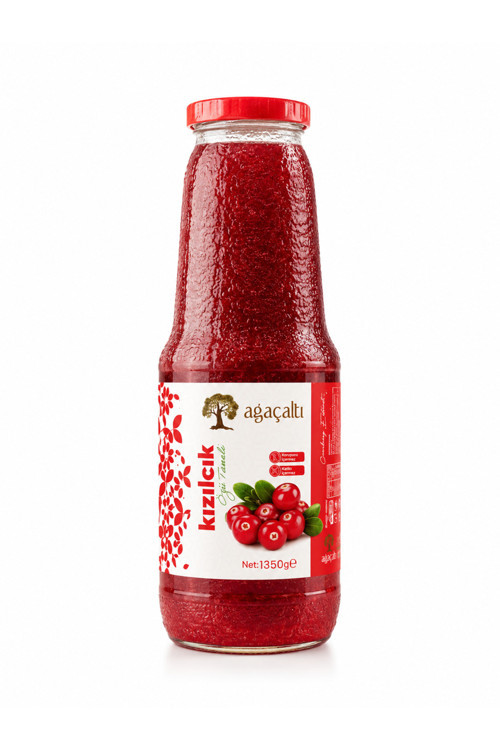 Kızılcık Özü Konsantresi 1350 Gr %100 Meyve Katkısız Yoğun Aroma