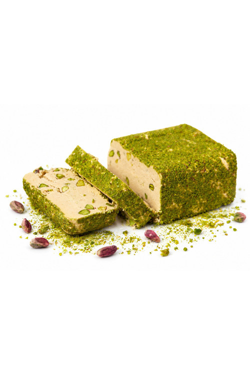 Fıstıklı Tahin Helvası 500 Gr, Geleneksel Tahin Helvası, Antep Fıstıklı Premium Helva