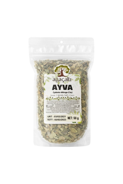 Ayva Yaprağı 60 Gr, Doğal Bitki Çayı, Kurutulmuş Ayva Yaprağı, Katkısız Premium
