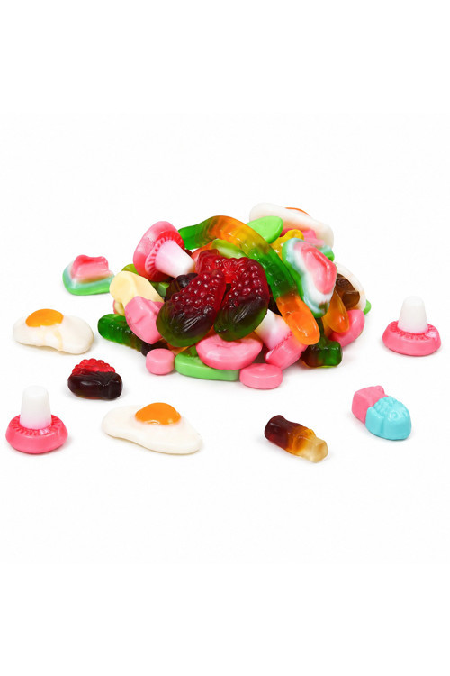 Jelibon 250 Gr Meyve Aromalı Renkli Yumuşak Şekerleme Atıştırmalık Premium