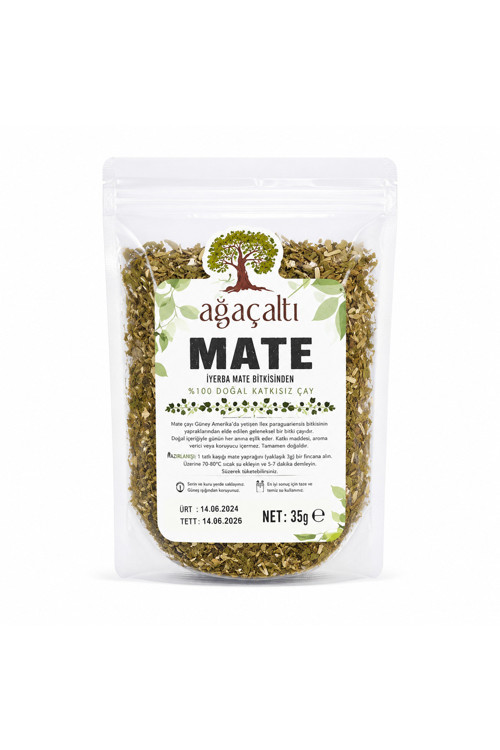 Mate Yaprağı 500 Gr, Doğal Mate Çayı, Dökme Bitki Çayı, Katkısız, Taze, Yoğun Aromalı Premium Kalite