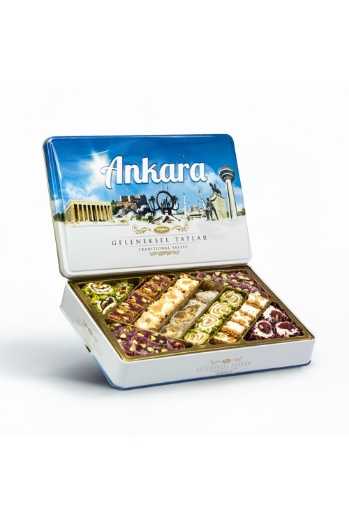 Geleneksel Tatlar Metal Kutu 540 Gr (Ankara)