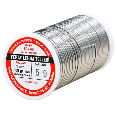 60/40 500 GR LEHİM TELİ 1 MM